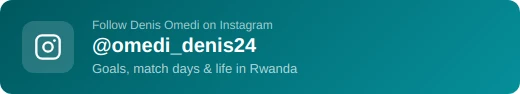 Denis Omedi instagram
