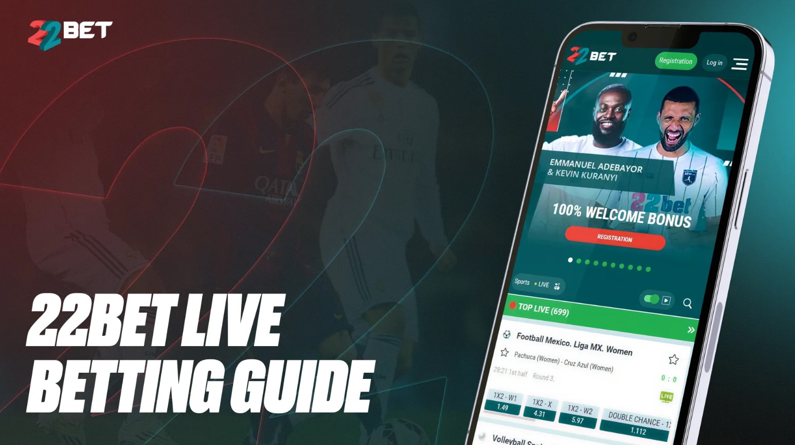 22bet live betting guide features strategy