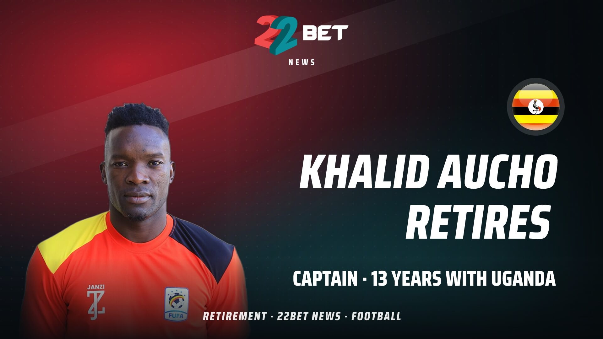 Uganda Cranes Captain Khalid Aucho Retires After 77 Caps