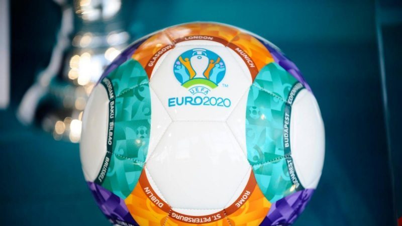 Official ball for Euro 2020, for which a lot of fans bought tickets.