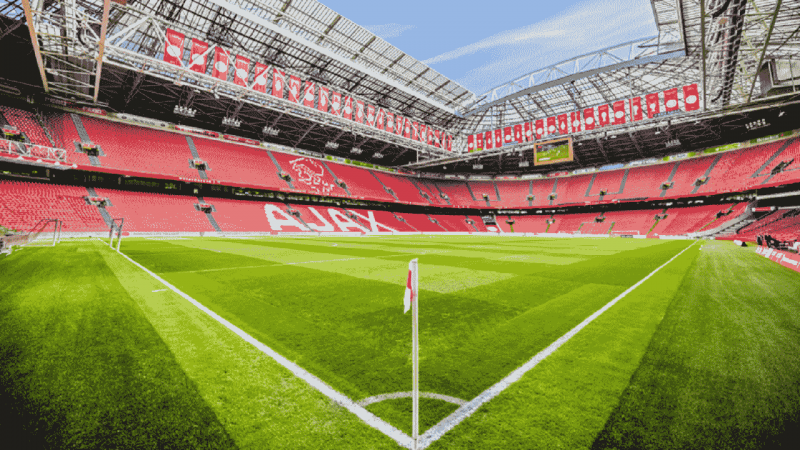 Ajax stadium in Amsterdam, where some of the EURO 2020 matches were to take place.