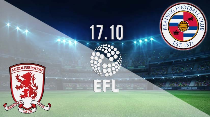 Middlesbrough vs Reading Prediction: EFL Championship on 17.10.2020