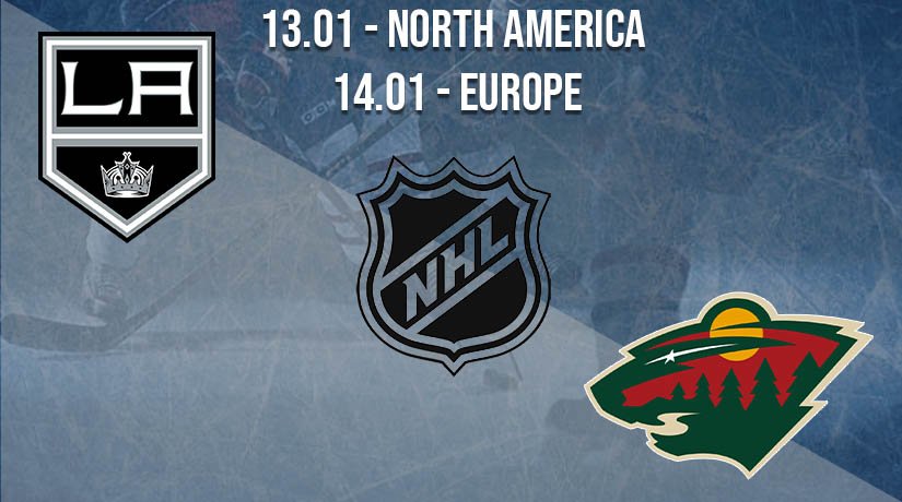 NHL Prediction: Los Angeles Kings vs Minnesota Wild on 13.01.2021 North America, on 14.01.2021 Europe