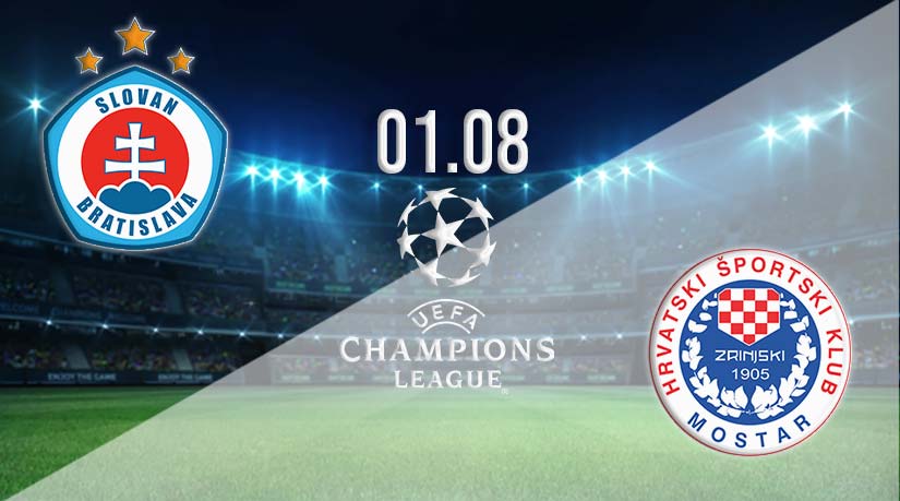 Slovan Bratislava vs Zrinjski Mostar Prediction: Champions League Match on 01.08.2023