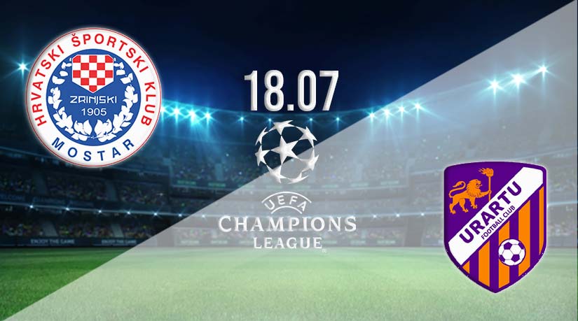Zrinjski Mostar vs Urartu Prediction: Champions League Match on 18.07.2023