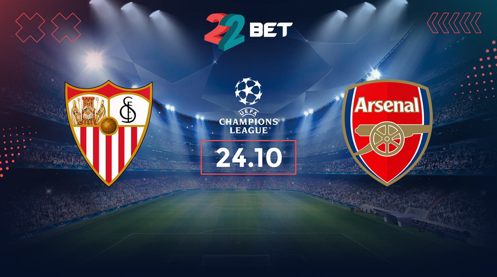 Sevilla FC vs Arsenal FC Prediction: Champions League Match on 24.10.2023