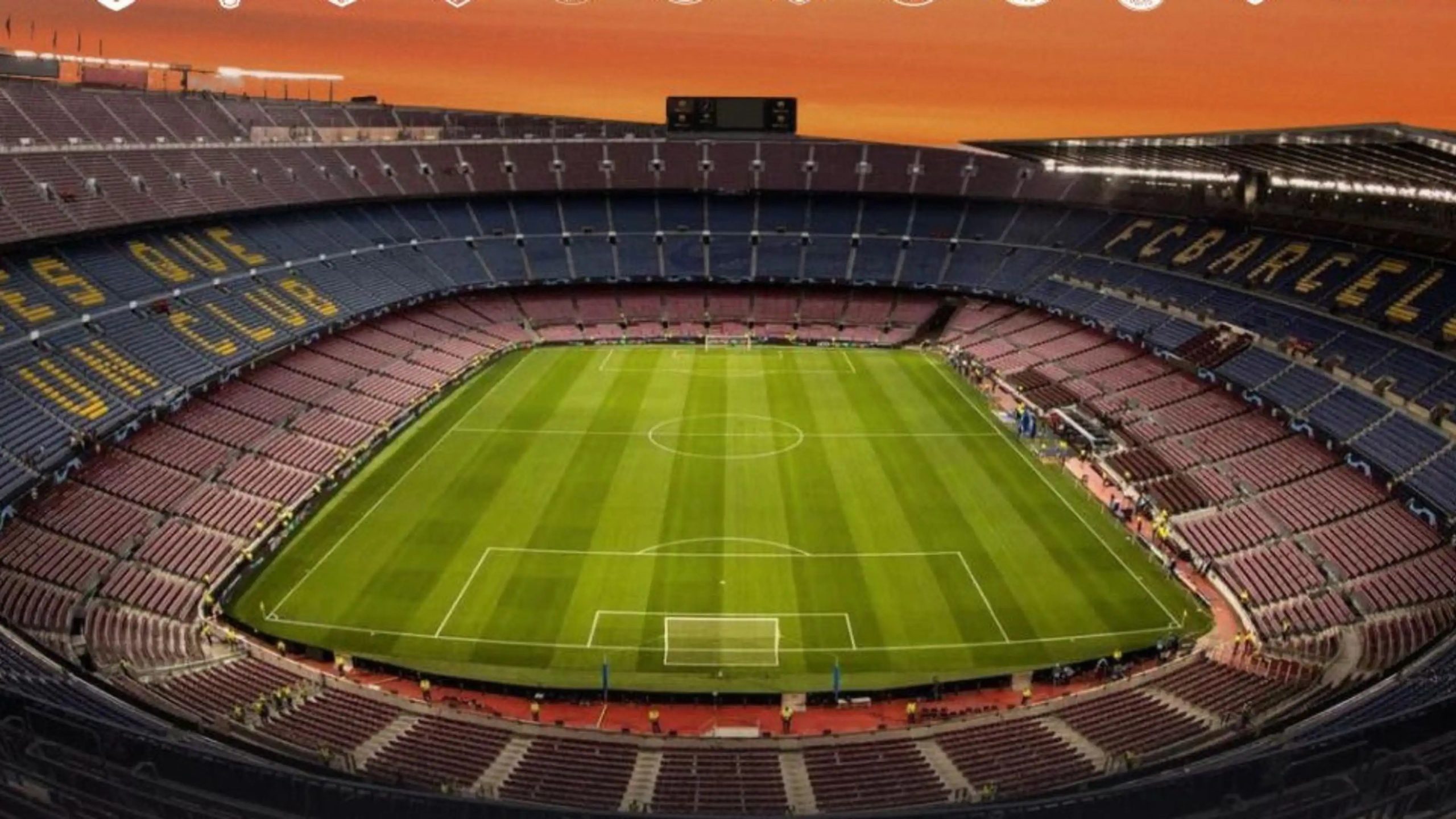 Camp Nou football stadium