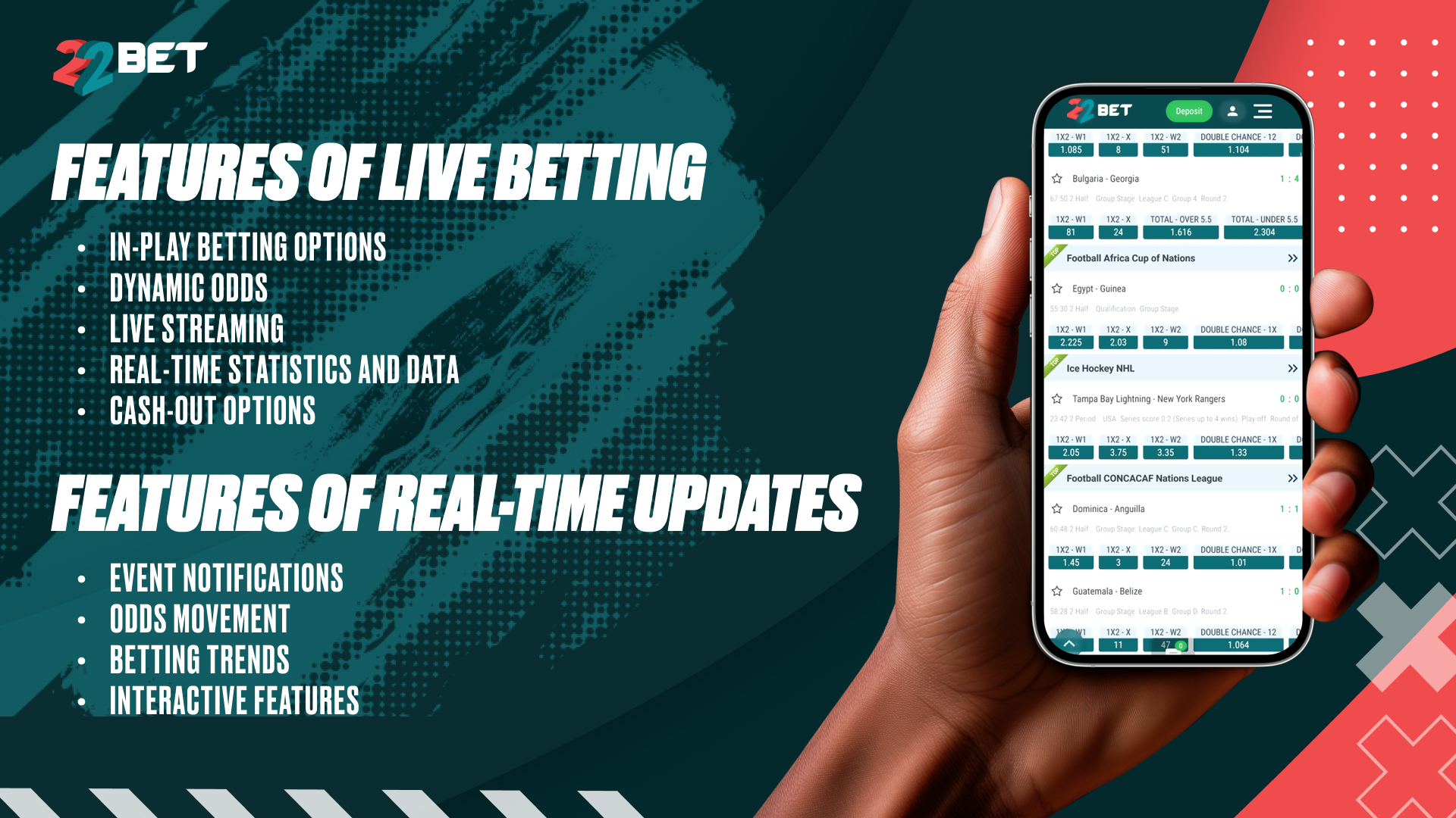 features of live betting