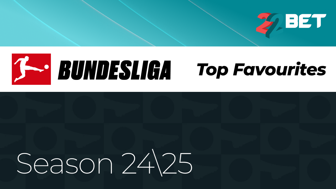 Who are the top favorites to win the 24/25 Bundesliga title?