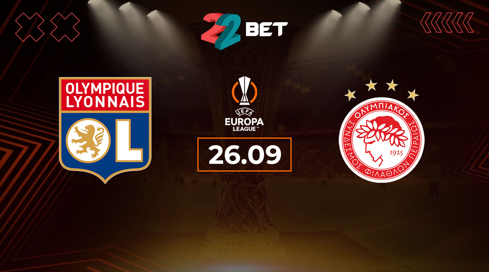 Lyon vs Olympiacos FC Preview, Prediction, Odds, Betting Tips 26.09.2024