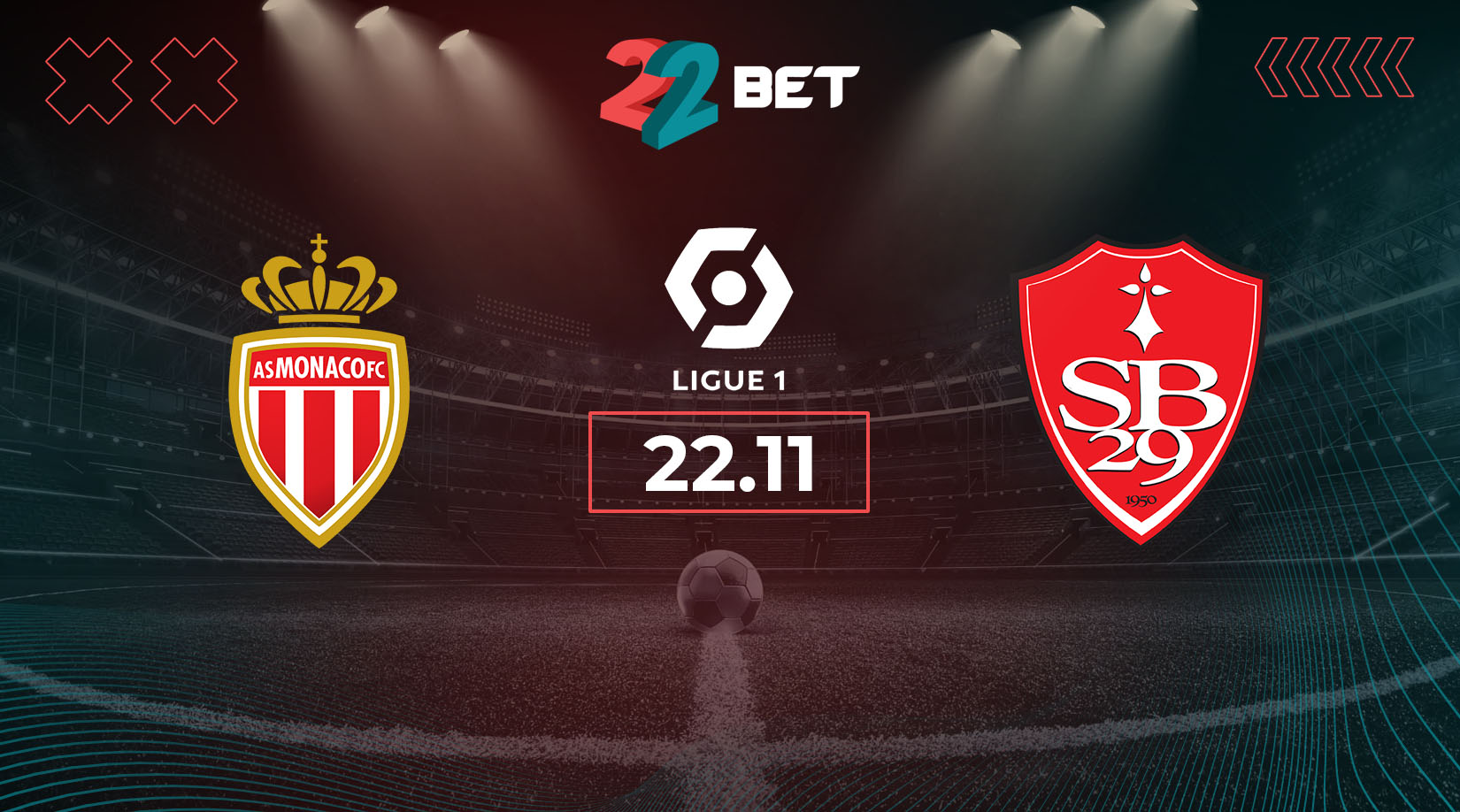 AS Monaco vs Stade Brestois Preview, Prediction, Odds, Betting Tips 22.11.2024