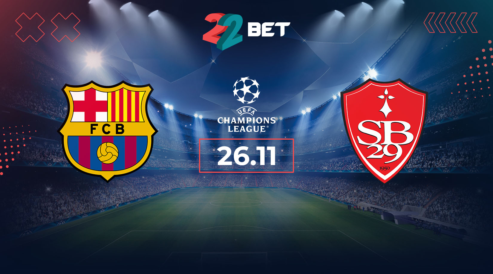 FC Barcelona vs Brest Preview, Prediction, Odds, Betting Tips 26.11.2024