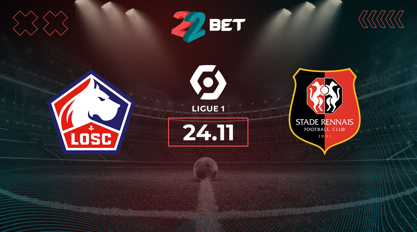 Lille vs Rennes Preview, Prediction, Odds, Betting Tips 24.11.2024