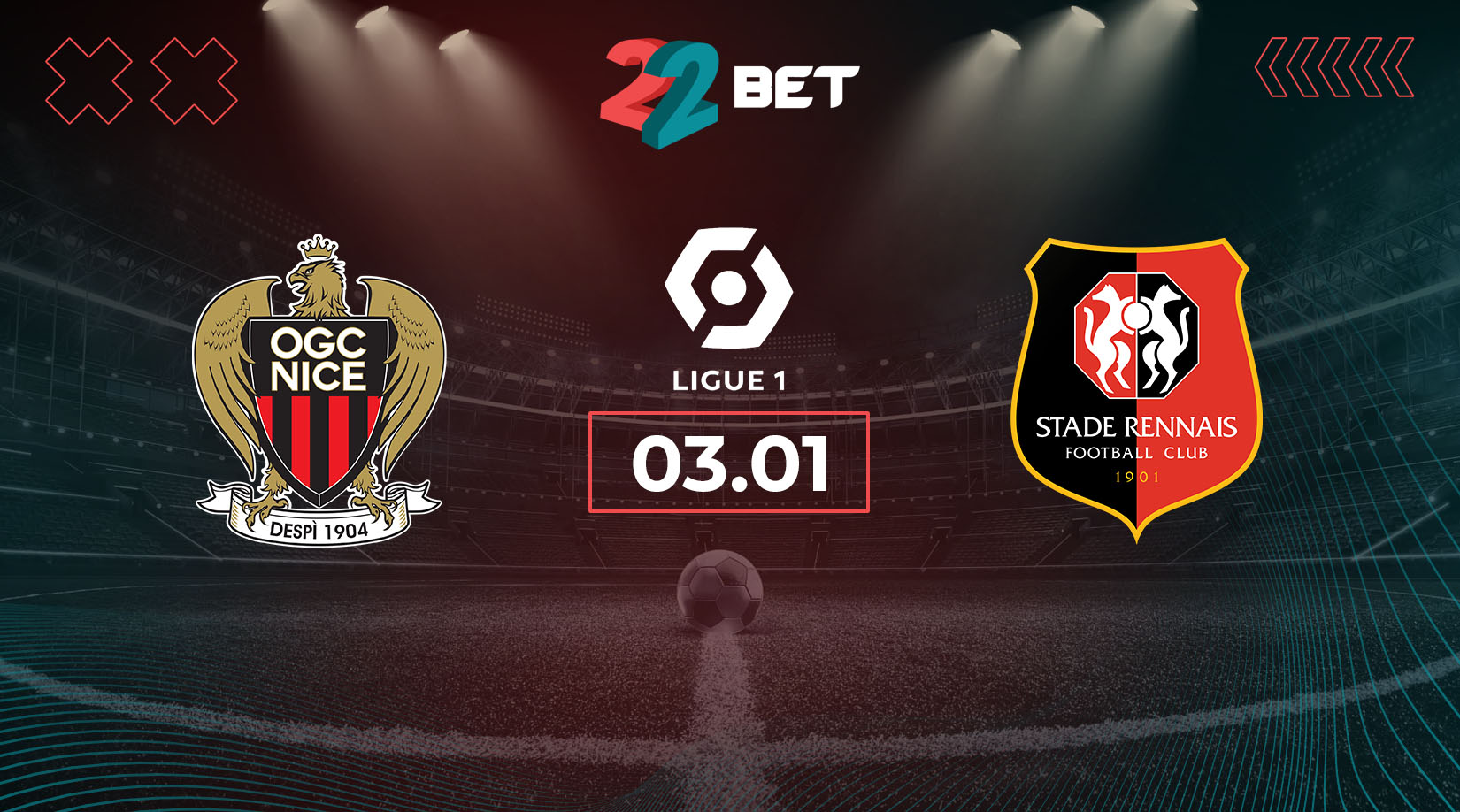 Nice vs Stade Rennais Preview, Prediction, Odds, Betting Tips 03.01.2025