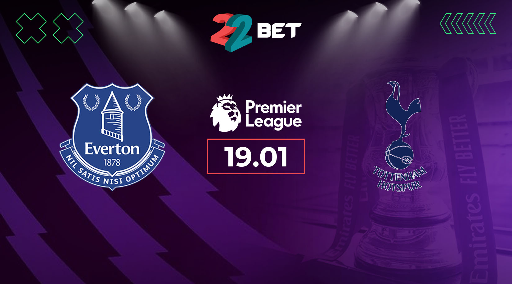 Everton vs Tottenham Hotspur Preview, Prediction, Odds, Betting Tips 19.01.2025